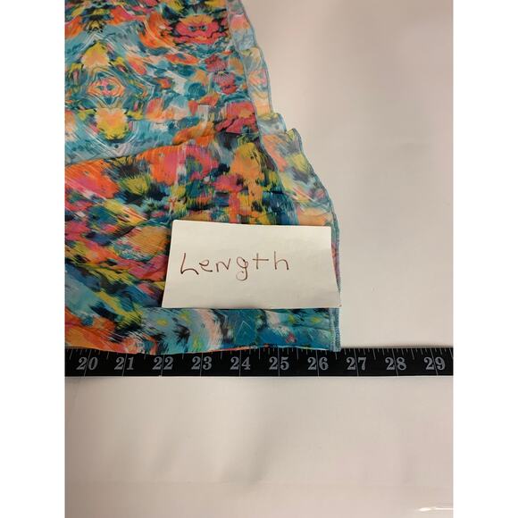 Aeropostale Blouse Sheer SZ XL Racer Back Multi Floral Delicate Boho - Picture 6 of 7